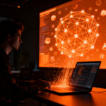 Desarrollador trabajando con Gemma 4 12B, IA multimodal open source para inferencia local en startups.