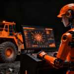 Inteligencia artificial aplicada a la minería industrial, mostrando la integración de IA en operaciones mineras con BHP