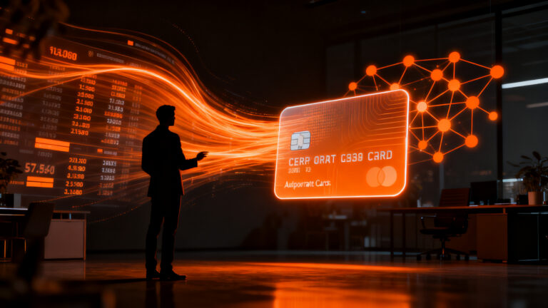 Gestión de gastos corporativos con IA y tarjetas Mastercard para automatización financiera de startups.
