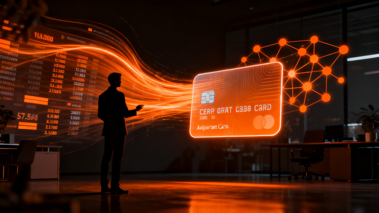Gestión de gastos corporativos con IA y tarjetas Mastercard para automatización financiera de startups.