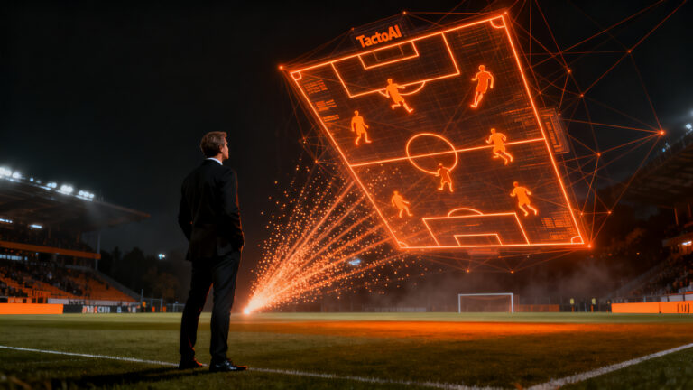 Implementación de Google DeepMind TacticAI en el Palmeiras, IA predictiva aplicada al análisis deportivo y startups de sports tech.