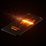 Representación de IA de Google detectando clonación de voz y fraudes telefónicos para ciberseguridad en startups.