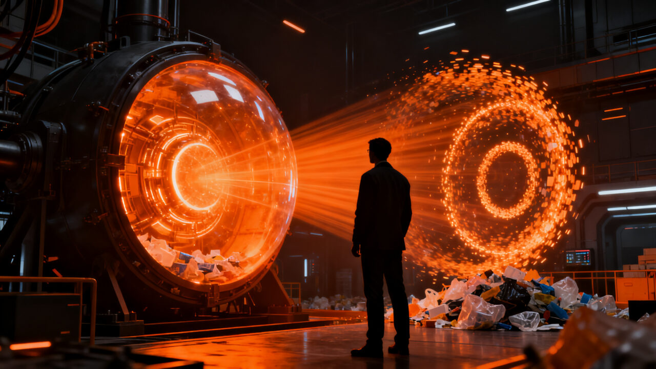 Startup suiza GR3N levanta 15.5 millones de euros para planta pionera de reciclaje químico de PET con microondas.