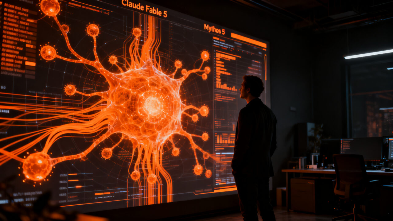Un founder analizando estructuras de datos de IA de Anthropic para la toma de decisiones estratégicas en 2026.