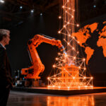 Startups españolas de robótica en Hannover Messe 2027, representando la internacionalización tecnológica con ICEX.