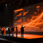 Emprendedores compitiendo en la HR Startup Competition 2026, innovando en el futuro de los recursos humanos y tecnología HRTech.