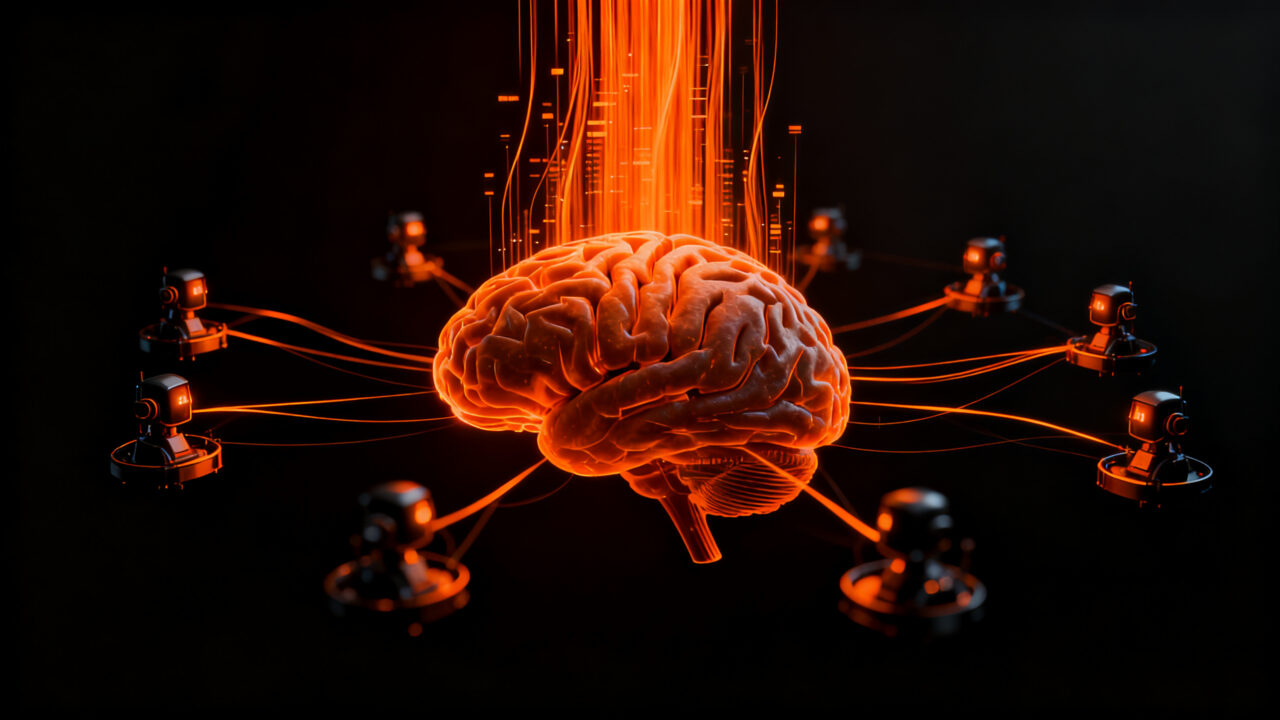 Cerebro empresarial para agentes de IA, mostrando integración de knowledge graph y contexto actualizado de Hyper YC P26.