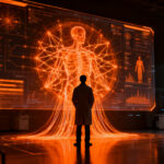 IA médica MIRA y AMIE superando diagnósticos humanos, representando el futuro de la tecnología HealthTech.