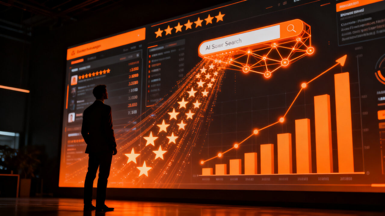 Integración de Trustpilot y Shopify optimizada para motores de búsqueda con IA y aumento de conversiones en e-commerce.