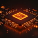 Representación conceptual del chip 2nm del iPhone 18 Pro y la inteligencia artificial móvil para startups de desarrollo iOS.