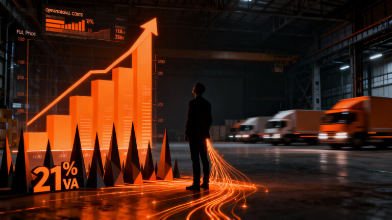 Impacto del aumento del IVA en combustibles para startups de logística y transporte en España 2026.