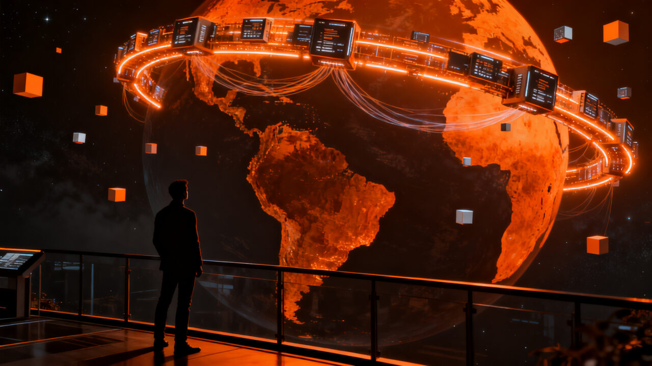 Jeff Bezos y la visión de centros de datos espaciales, infraestructura tecnológica en la órbita terrestre para la economía del futuro.