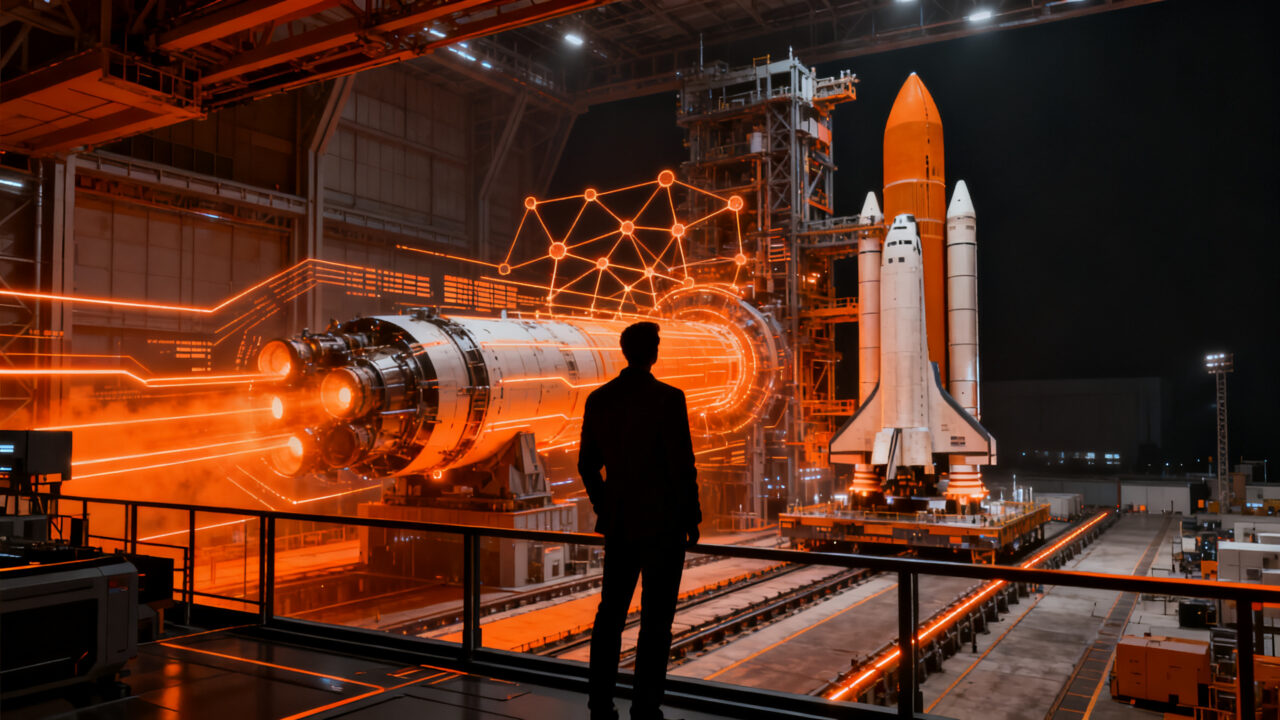 Jeff Bezos en Vivatech 2026 analizando la rentabilidad en la industria espacial comercial y estrategia New Space para founders.