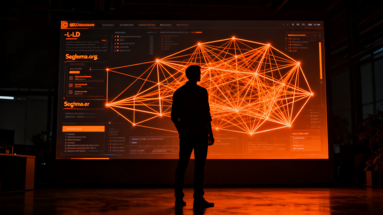 Estratega digital implementando datos estructurados JSON-LD para mejorar el SEO técnico y la visibilidad de startups en buscadores e IA.