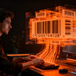 Desarrollador integrando sistemas de códigos de barras open source en una plataforma de ecommerce retailtech.