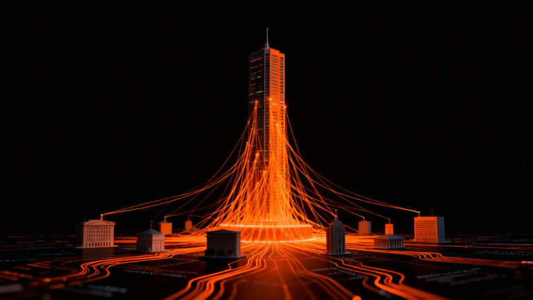 Visualización del predominio de lobby de Big Tech sobre academia en la agenda de la ministra Lincolao, mostrando la disparidad en audiencias de regulación de IA en Chile.