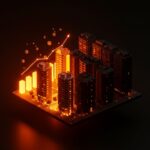 Análisis del mercado inmobiliario en España 2026, mostrando el contraste entre el aumento de precios de la vivienda y la caída en el volumen de compraventas.