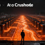 Infraestructura de centros de datos de IA a gran escala, representando la alianza estratégica entre Meta y Crusoe para capacidad de computación.
