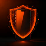 Escudo digital protegiendo smartphone, representando Meta Teen Accounts y la reducción del 96% de contenido adulto para menores en redes sociales.