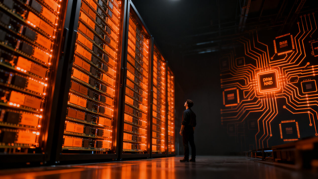 Impacto de la escasez de memoria DRAM y NAND en el costo de infraestructura para startups de IA.