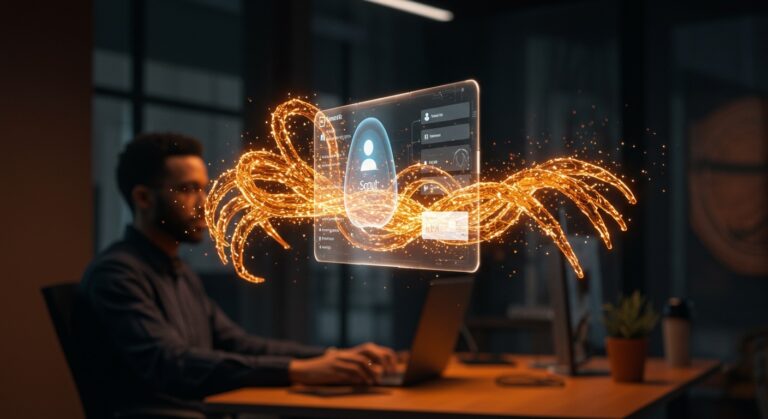 Asistente de IA Microsoft Scout integrando flujos de trabajo digitales para startups y emprendedores en Microsoft 365.