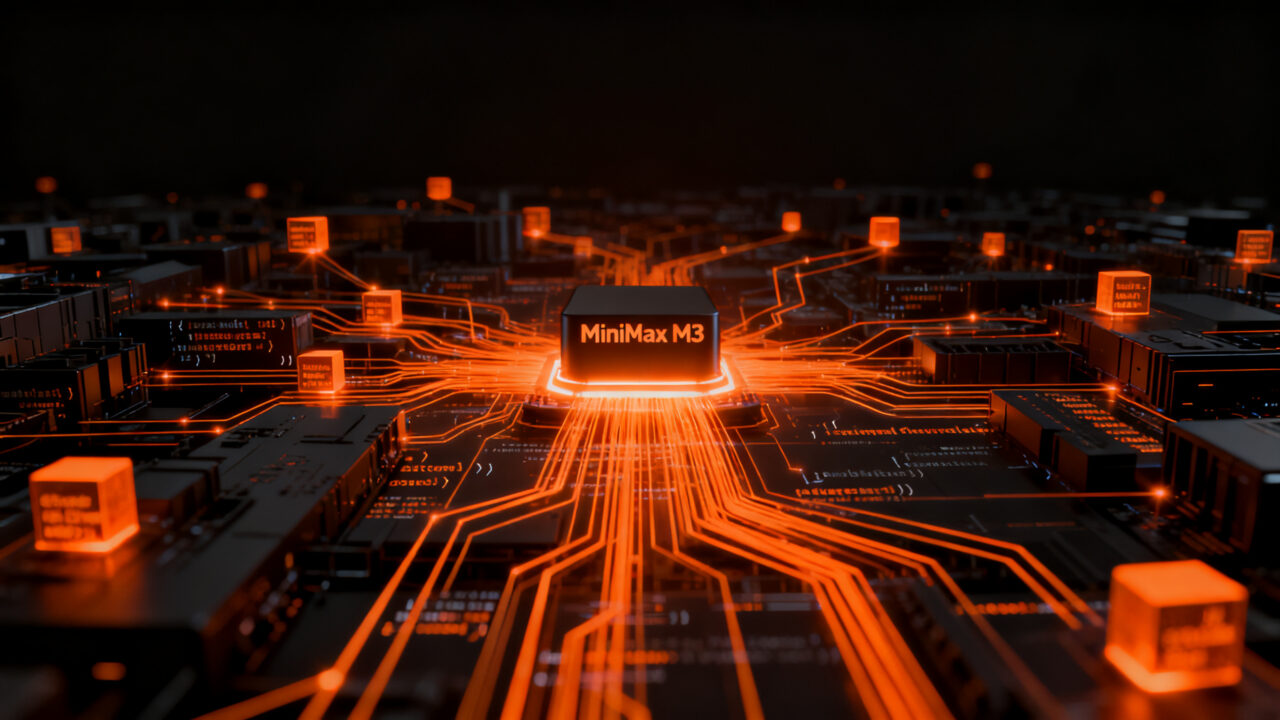 Modelo de IA MiniMax M3 para desarrollo de software, superando en SWE-Bench con 1 millón de tokens de contexto