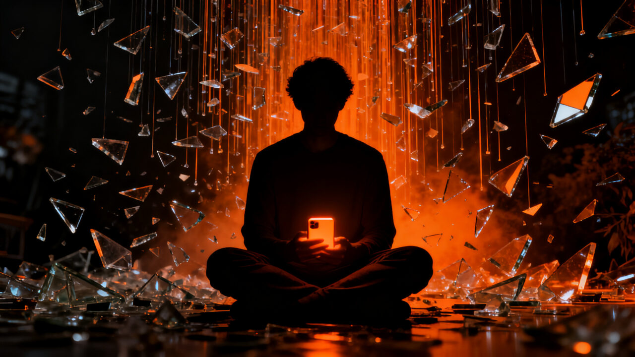 App de bienestar digital Mivo combatiendo el doomscrolling mediante UX estratégica y mindfulness.
