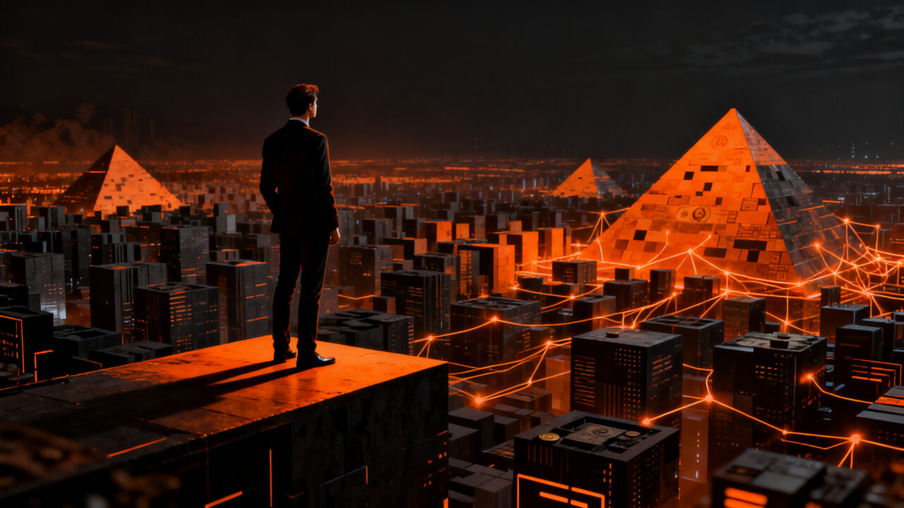 Figura humana observando la concentración de riqueza y su impacto en la innovación tecnológica y el ecosistema startup en 2026.