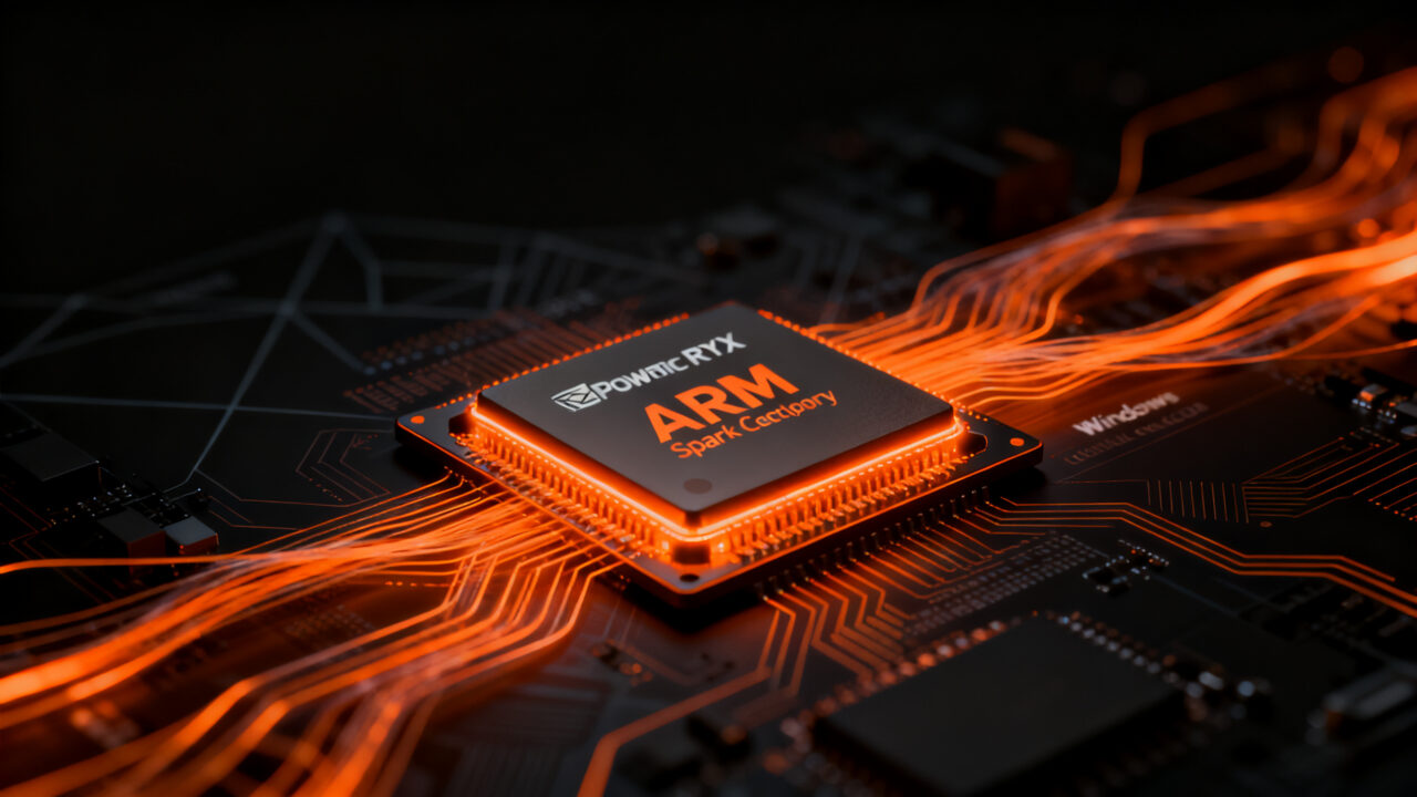 Nvidia RTX Spark con arquitectura ARM y GPU Blackwell para Windows, representando el futuro de la computación de IA local y la competencia con Apple Silicon.