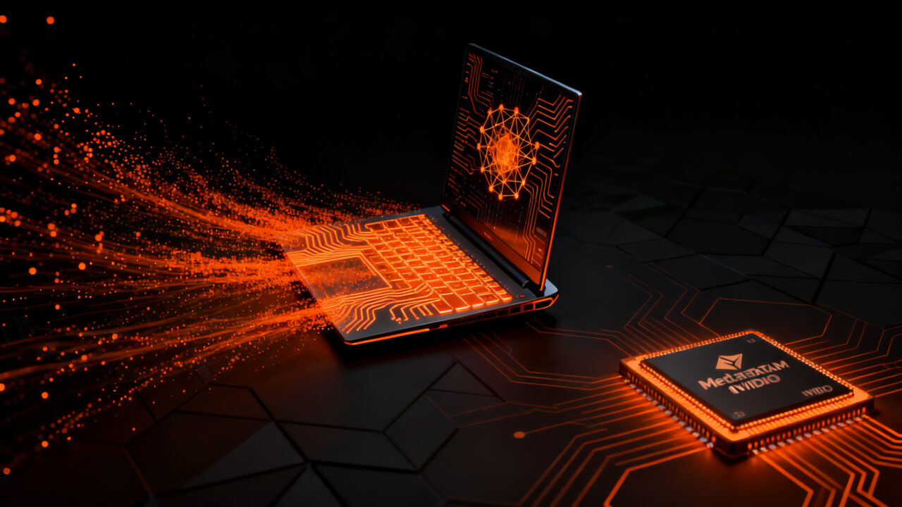 Portátil AI NVIDIA RTX Spark con tecnología de 1 petaflop, representando la revolución de la inteligencia artificial local en 2026