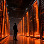 Infraestructura de centros de datos de IA con tecnología Nvidia Rubin y refrigeración líquida para startups.