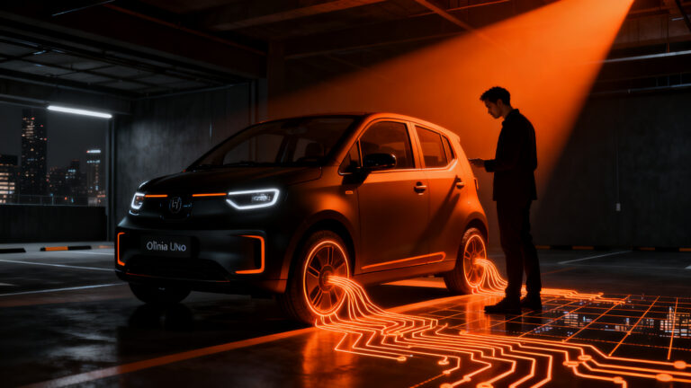 Olinia Uno, vehículo eléctrico mexicano de bajo costo diseñado para la innovación en movilidad urbana.