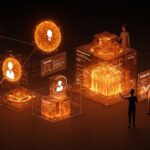 Visualización de OpenAI Codex y agentes de IA para no programadores, representando la democratización de la automatización tecnológica.