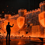 OpenAI Lockdown Mode protegiendo datos sensibles contra ataques de prompt injection en entornos corporativos de IA.