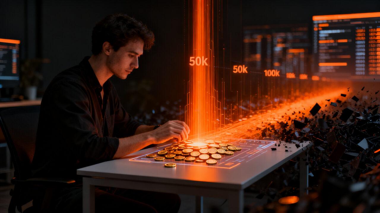 Ingeniero de IA optimizando la ventana de contexto de un modelo de lenguaje para mejorar la precisión de agentes inteligentes.