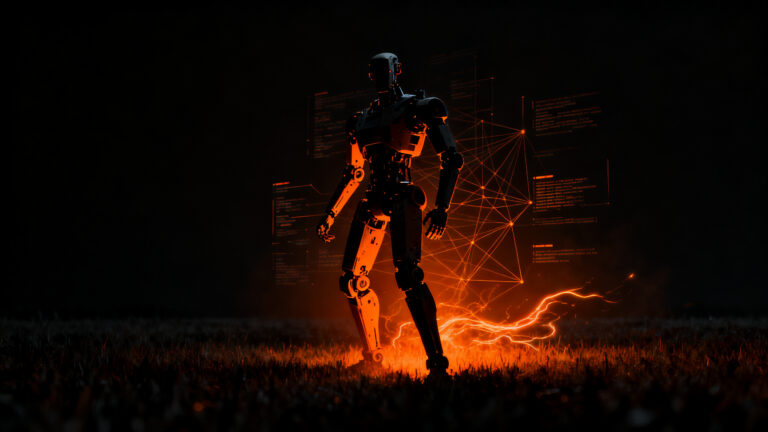 Robot militar Phantom 2 en Ucrania, tecnología dual-use y robótica autónoma para startups de defensa en 2026.