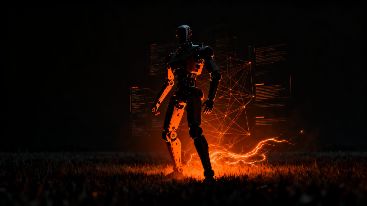 Robot militar Phantom 2 en Ucrania, tecnología dual-use y robótica autónoma para startups de defensa en 2026.