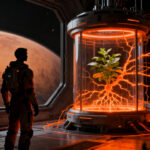 Investigadores desarrollan biotecnología espacial para la producción de fármacos en plantas para misiones a Marte.