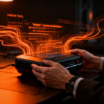 Dispositivo de hardware con IA de Pocket, startup de Y Combinator que revoluciona la productividad con transcripción automática.