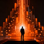Emprendedor frente a un horizonte de innovación, representando la convocatoria del Premio PwC Chile 2026.