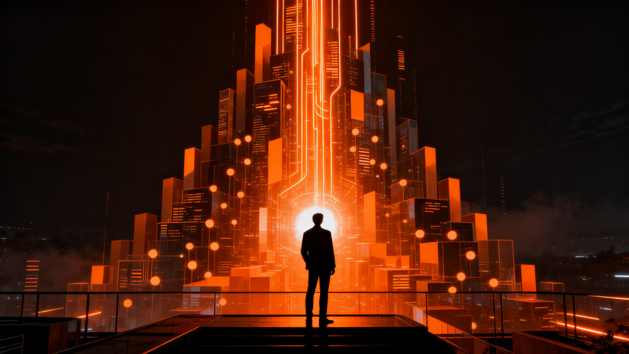 Emprendedor frente a un horizonte de innovación, representando la convocatoria del Premio PwC Chile 2026.