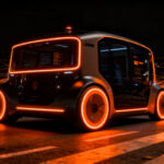 Robotaxis en Madrid 2026: vehículo autónomo Uber WeRide con tecnología de sensores avanzados, representando el futuro de la movilidad y la innovación en el ecosistema de startups mobility.
