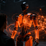 Mercado de robots humanoides e IA física, representando la automatización industrial del futuro con tecnología de vanguardia.