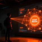 Estudiante universitario participando en el programa Santander Explorer para validar su startup en 12 semanas.