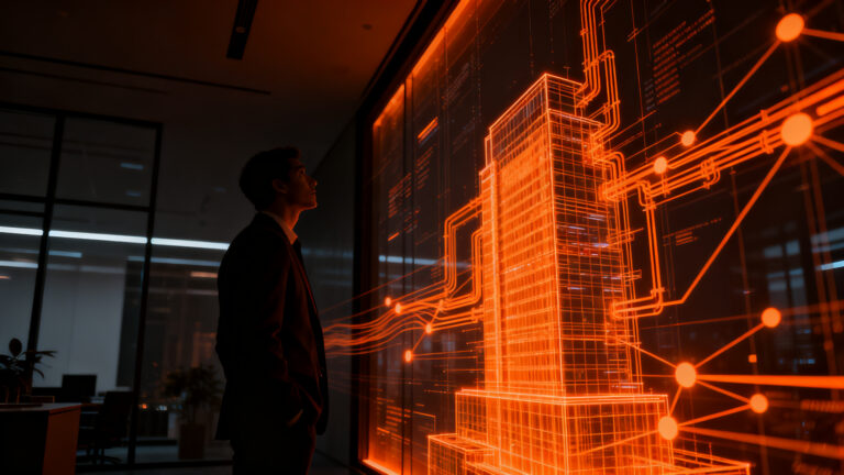 Gestión eficiente de energía en edificios mediante IoT y tecnología PropTech para ahorro energético.