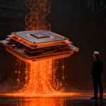 Inversión masiva en startups de semiconductores para inteligencia artificial, representando el boom del funding en infraestructura tecnológica.