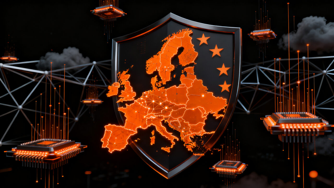 Soberanía tecnológica de la Unión Europea 2026, representación visual de nuevas regulaciones para chips semiconductores y cloud soberano que impactan startups.