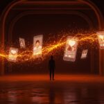 Representación conceptual de la Generación Z y el fenómeno solo-maxxing, mostrando la transición de apps de citas tradicionales hacia nuevas formas de conexión social.