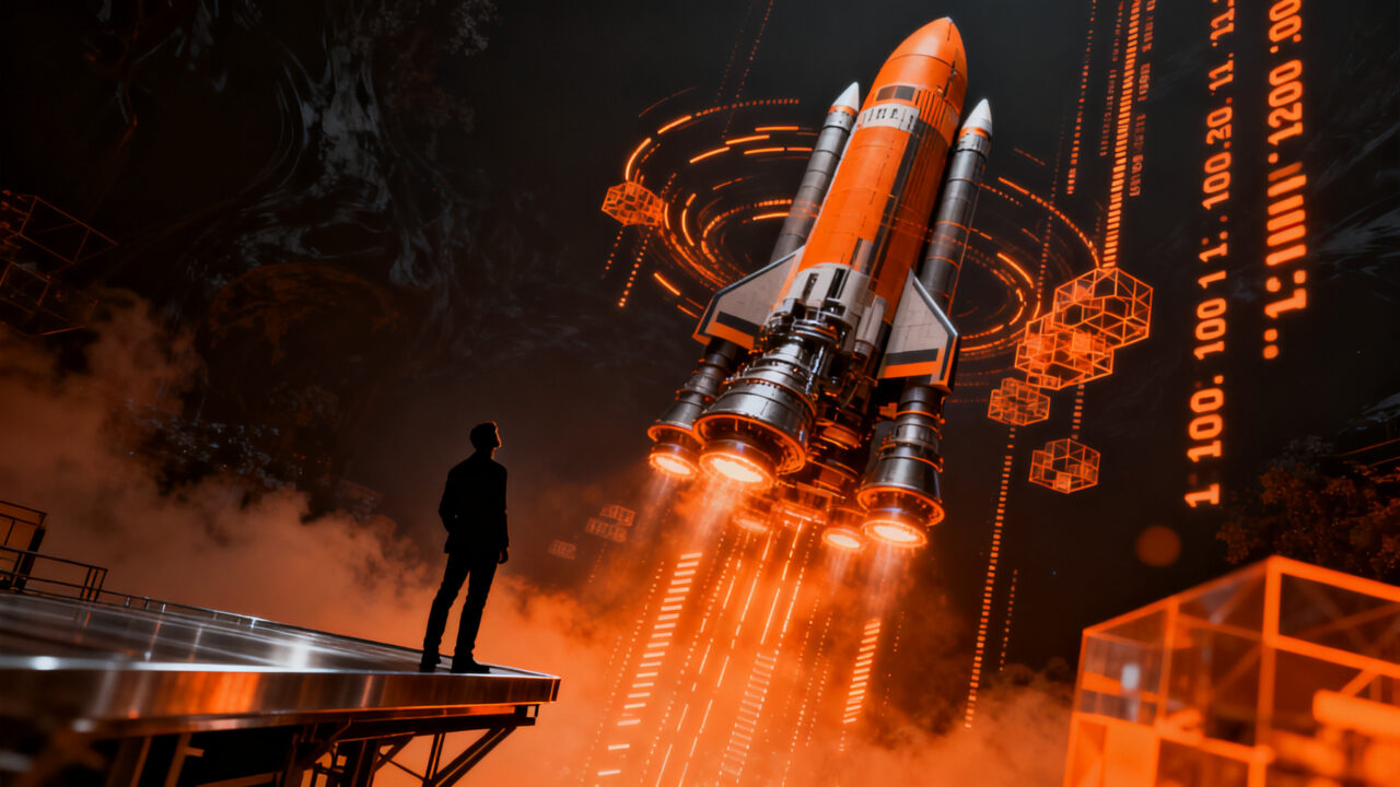 Salida a bolsa de SpaceX con alto impacto financiero en el mercado bursátil, representando el crecimiento y valoración de una startup deeptech.
