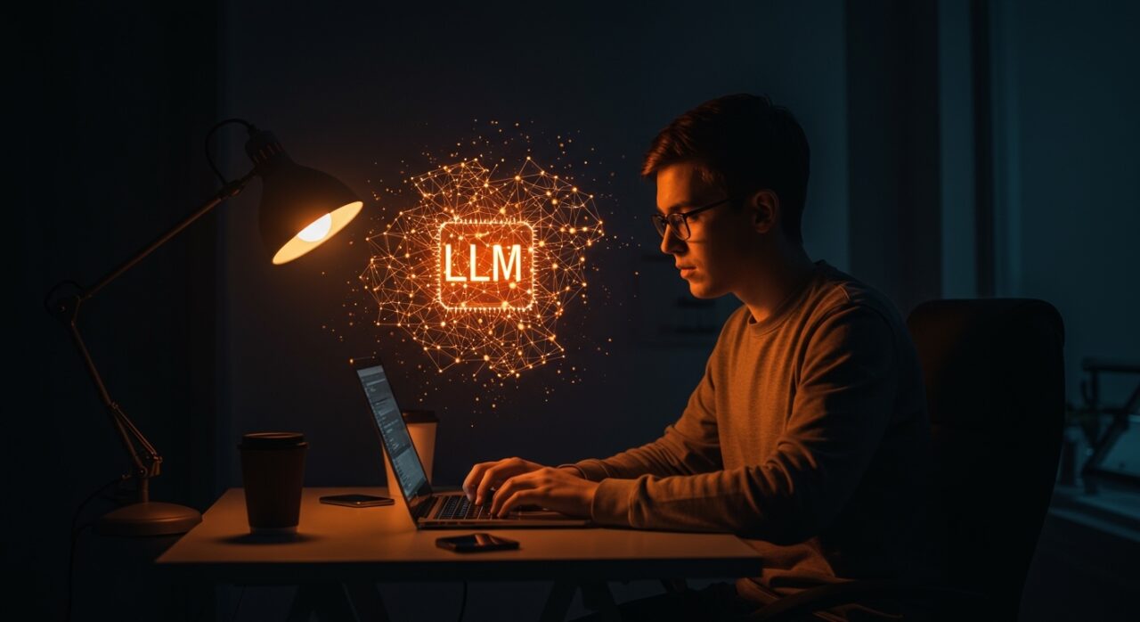Estudiante aprendiendo a crear modelos de lenguaje LLM desde cero, curso gratuito de Stanford CS336 para ingenieros de IA.